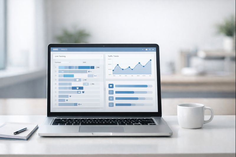 tracker linków leadsleap